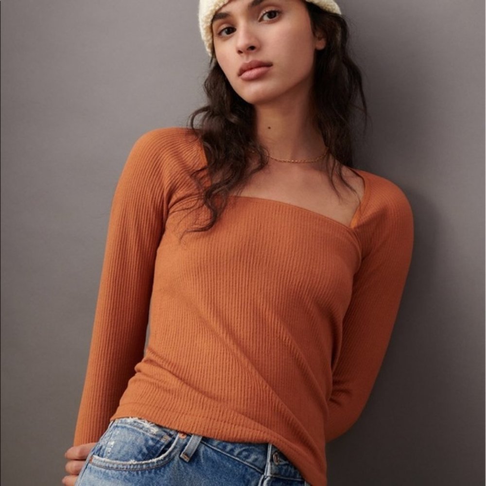 Anthropologie Ari Square Neck S
